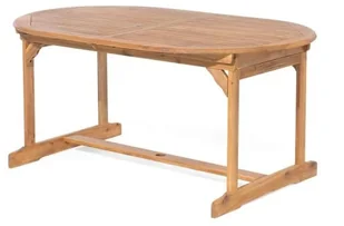 Beliani Zestaw ogrodowy stół i 8 krzeseł z niebieskimi poduszkami MAUI - Meble ogrodowe - miniaturka - grafika 8