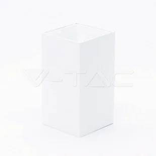 v-tac Oprawa Sufitowa V-TAC GU10 Kwadrat Natynkowa Biały 74x74x140mm VT-882 - Oprawy, klosze i abażury - miniaturka - grafika 2