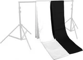 Inne akcesoria studyjne - Walimex Pro Two Pack Cloth Background black/white - 15940 - miniaturka - grafika 1