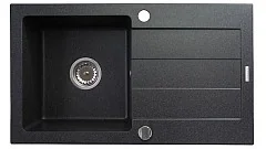 Pyramis SPARTA 76x44 1B 1D karbon 70027501 - Zlewozmywaki - miniaturka - grafika 2