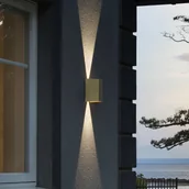 Lampy ogrodowe - Konstsmide Kinkiet zewnętrzny LED Cremona 8 cm z mosiądzu - miniaturka - grafika 1