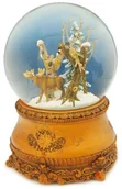 Ozdoby bożonarodzeniowe - Spieluhrenwelt spieluhrenwelt 51090 kula śnieżna łoś 51090 - miniaturka - grafika 1