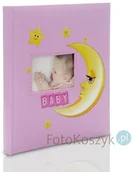 Albumy fotograficzne - Gedeon Album Moony różowy (tradycyjny 40 różowych stron) - miniaturka - grafika 1