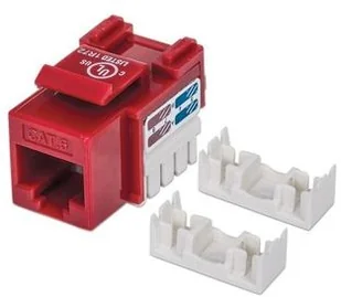Keystone Intellinet Intellinet Moduł Cat6 UTP RJ45 zaciskany czerwony 210614 - Wtyczki i adaptery - miniaturka - grafika 5