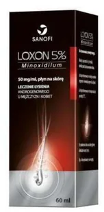 Sanofi Aventis LOXON 5% płyn na skórę głowy 60 ml - Wcierki do włosów - miniaturka - grafika 2