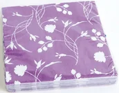 Pozostałe akcesoria kuchenne - Amscan Serwetki Serwetki: "Impreza"  Purple ", 33 x 33 cm, 20 sztuk RM551848 - miniaturka - grafika 1