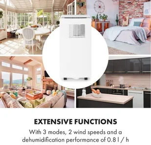 Klarstein Iceblock Ecosmart 7, klimatyzator 3 w 1, 000 BTU, sterowanie przy użyciu aplikacji, biały ACO16-IceblockEcs7 W - Klimatyzatory Klarstein Iceblock Ecosmart 7, klimatyzator 3 w 1, 000 BTU, sterowanie przy użyciu aplikacji, biały ACO16-IceblockEcs7 W - Klimatyzatory - miniaturka - grafika 6