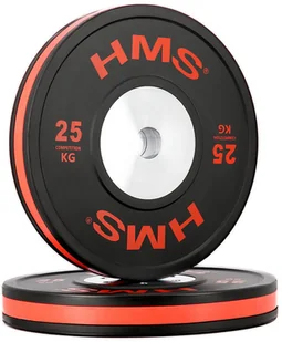 HMS Zestaw talerz olimpijskich BUMPER- BTBR SET (8 szt.) - 1009666 - Pozostały sprzęt siłowy - miniaturka - grafika 15