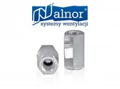 Akcesoria do wentylacji i klimatyzacji - Alnor Mufa do łączenia prętów gwintowanych 10mm, ocynkowana NZO-M10 - miniaturka - grafika 1