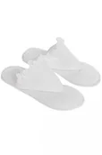 Kapcie damskie - Soft Cotton Damskie kapcie LUNA 26 cm (rozm.36/38) Biały 4298 - miniaturka - grafika 1