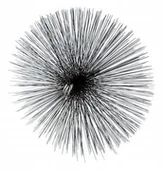 Kominki wentylacyjne - Szczotka Okrągła Do Czyszczenia Komina Drut 300 - miniaturka - grafika 1