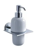 Mydelniczki i dozowniki mydła - Blue Water Hugo dozownik na mydło naścienny chrom HUG-020 - miniaturka - grafika 1