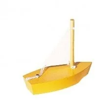 Goki zabawka kąpielowa Drewniana Łódeczka - Zabawki do kąpieli - miniaturka - grafika 2