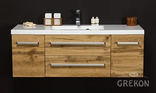 Szafka wisząca z umywalką 120/39C Clever seria Fokus NE FKS-NE-U120/39C Clever - Szafki łazienkowe Szafka wisząca z umywalką 120/39C Clever seria Fokus NE FKS-NE-U120/39C Clever - Szafki łazienkowe - miniaturka - grafika 1