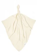 Koce i narzuty dla dzieci - Texpol Bambusowa Myjka Pieluszka Przytulaczek Milk & Bamboo Krople Wanilia 25x25 cm - miniaturka - grafika 1