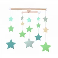 Karuzele dla niemowląt - JaBaDaBaDo Drewniane Mobile Gwiazdki - miniaturka - grafika 1