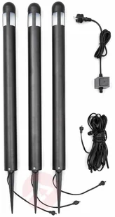 Konstsmide 3-częściowy komplet słupków oświetleniowych Amalfi - Lampy ogrodowe - miniaturka - grafika 3