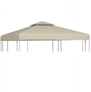 vidaXL vidaXL Zadaszenie namiotu ogrodowego 270 g/m beż 3 x m - Pawilony ogrodowe - miniaturka - grafika 14