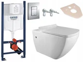 Stelaże i zestawy podtynkowe do WC - Grohe Stelaż Wc Mexen Vega Rimless Deska Duroplast - miniaturka - grafika 1
