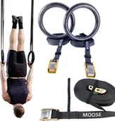 Koła do jogi - Moose Sports KÓŁKA KOŁA GIMNASTYCZNE FITNESS CROSSFIT DO ĆWICZEŃ MOOSE KP1 716 - miniaturka - grafika 1