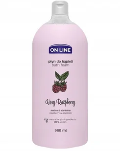 On Line PŁYN DO KĄPIELI 980ML VERY RASPBERRY - Kosmetyki do kąpieli - miniaturka - grafika 2