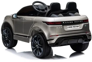 LEAN Auto na Akumulator Ranger Rover Evoque Srebrny Lakierowany 6592 - Pojazdy elektryczne dla dzieci - miniaturka - grafika 6