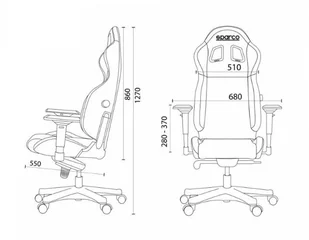 Sparco SKY czarno-czerwony (00989NRRSSKY) - Fotele gamingowe - miniaturka - grafika 6
