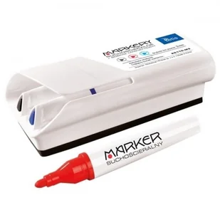 Tetis Markery suchościeralne 3mm + gąbka magnetyczna 3 kolory KS110-M3/ TET147 - Markery do tablic - miniaturka - grafika 2