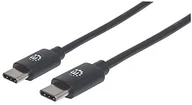 Kable USB - Manhattan Kabel USB, czarny 354868 - miniaturka - grafika 1