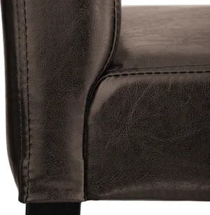 tectake 2 x Hoker stołek krzesło barowe - brązowy 403512 - Taborety i hokery - miniaturka - grafika 5