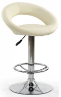 Kremowy Kuchenny Hoker Obrotowy Z Oparciem L2-Z48