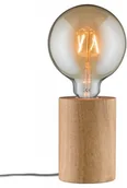 Lampy stojące - Paulmann Lampa stołowa TALIN 1xE27 drewniany 79640 - miniaturka - grafika 1