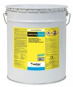 Uszczelnienia - Weber dry Pur Seal membrana hydroizolacyjna 25 kg szary ral 7047 - miniaturka - grafika 1