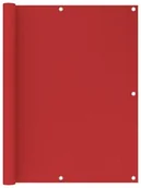 Markizy - VidaXL Lumarko Parawan balkonowy, czerwony, 120x300 cm, HDPE 311012 VidaXL - miniaturka - grafika 1