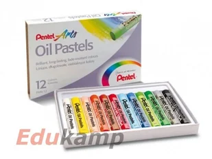 Pentel Poland Sp. z o.o. Pastele olejne 12 KOLORÓW, PHN-12 - Przybory szkolne - miniaturka - grafika 4