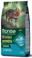 Sucha karma dla kotów - Monge BWild GF sterilised cat adult tuńczyk 1,5kg - miniaturka - grafika 1