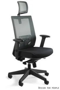 Fotel biurowy, krzesło biurowe Unique Fotel Ergonomiczny NEZ - 6 kolorów kółka do parkietów czerwony - Fotele i krzesła biurowe - miniaturka - grafika 11