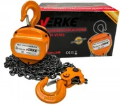 Wciągarki - Vidaxl VERKE WYCIĄGARKA ŁAŃCUCHOW 3T 3M ŁAŃCUCH VERKE V87267 - miniaturka - grafika 1
