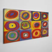 Obrazy i zdjęcia - PL Coloray Obraz na Płótnie Kandinsky Wielokolorowy 100x50cm - miniaturka - grafika 1