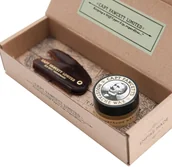 Kosmetyki i akcesoria do pielęgnacji brody - CAPT FAWCETT CAPTAIN FAWCETT Zestaw Sandalwood Wosk + Składany Grzebień do Wąsów - miniaturka - grafika 1