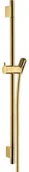 Zestawy prysznicowe - Hansgrohe UnicaS Puro Drążek prysznicowy 65 cm polerowany złoty optyczny 28632990 - miniaturka - grafika 1