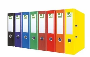 Q-CONNECT segregator Hero z szyną, PP, A4/75mm, czerwony KF15994 - Segregatory - miniaturka - grafika 3