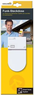 Schellenberg Schellenberg 20034 gniazdo radiowe zewnętrzne IP44 - Systemy inteligentnych domów - miniaturka - grafika 3