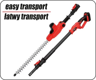 YATO 18V NOŻYCE DO ŻYWOPŁOTU 1,8-2,8M PRZEDŁUŻANE ZESTAW BATERIA 2,0AH ŁADOWARKA 60MIN YT-82834 YT-82834 - Nożyce do żywopłotu - miniaturka - grafika 6