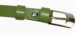 Complex (PL) Pasek Damski Skórzany Gładki (PL) 20 mm ZIELONY Wąski - Paski - miniaturka - grafika 5