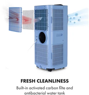 Klarstein Kraftwerk Smart 12K, klimatyzator 3 w 1, 12 000 BTU, sterowanie przy użyciu aplikacji, pilot zdalnego sterowania ACO15-Kraftwerk12KBl - Klimatyzatory - miniaturka - grafika 19