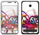 Etui i futerały do telefonów - Sony Royal Sticker Royal tatuaż ścienny RS. 74067 samoprzylepny do Xperia E1 z motywem tekstu muzycznego RS.74067 - miniaturka - grafika 1