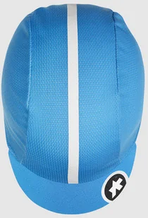 Assos Czapeczka kolarska CAP Cyber Blue - Pozostała odzież dla rowerzystów - miniaturka - grafika 4