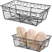 Miski i półmiski - Hendi Koszyk dyspenser na sztućce przyprawy z 4 przegródkami czarny 426067 426067 - miniaturka - grafika 1