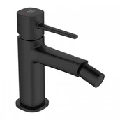 Baterie podtynkowe - Laveo Laveo Bateria bidetowa z korkiem Polla BAP 732D czarna - miniaturka - grafika 1